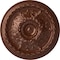 Ekena Millwork Stockport Ceiling Medallion (Fits Canopies up to 6 1/4"), Hand-Painted Copper Penny, 28"OD x 2 3/4"P CM28STCPS - alternate 1